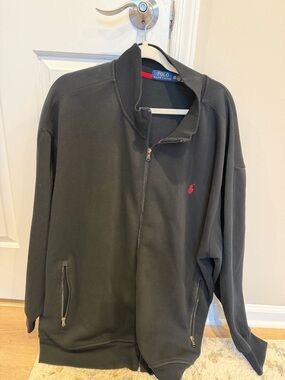 Polo Ralph Lauren Men’s Full Zip Sweatshirt Black Size 4XL
